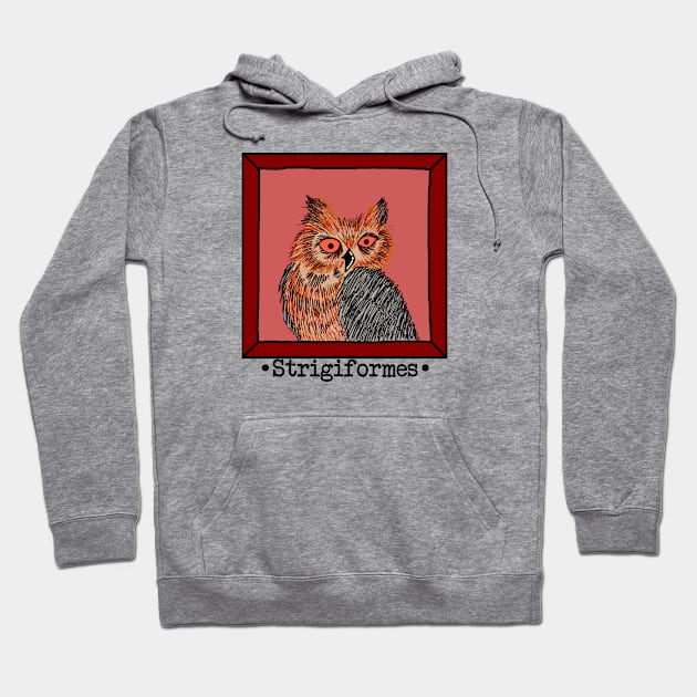 Strigiformes (Owl) Hoodie by Animal Fun Facts